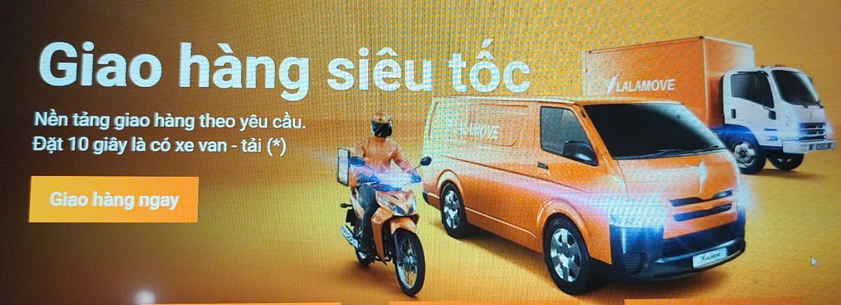 Cách đặt giao hàng Lalamove Hotline 0327 151 158