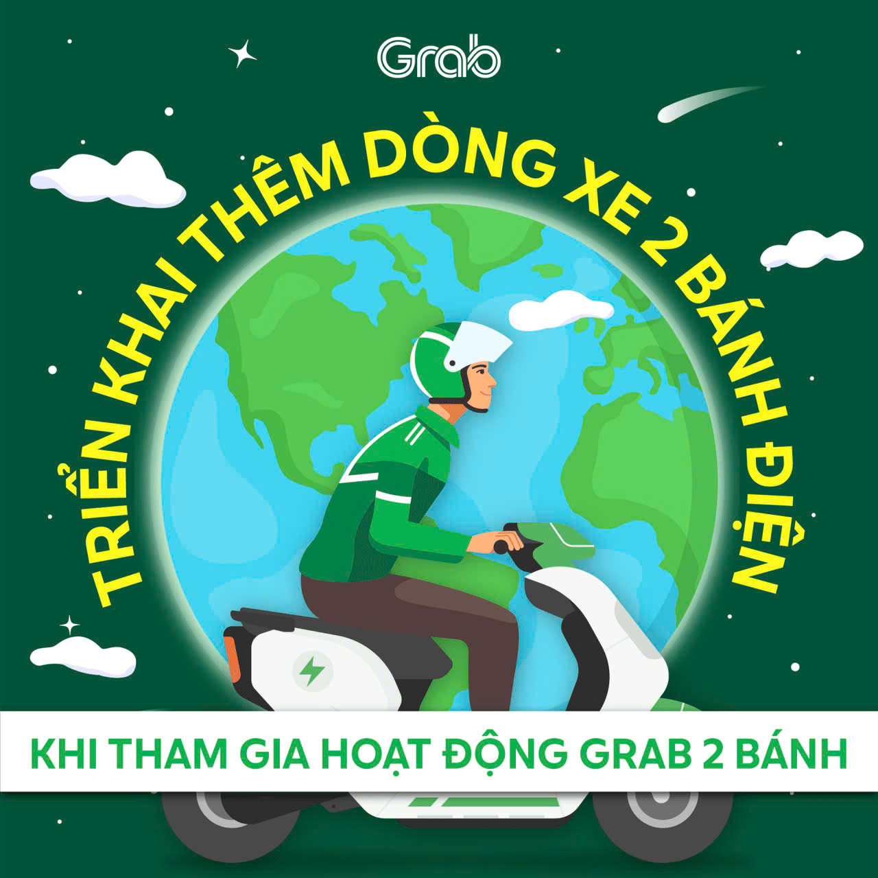 Cách đặt grab xe điện nhanh nhất Hotline 0327 151 158