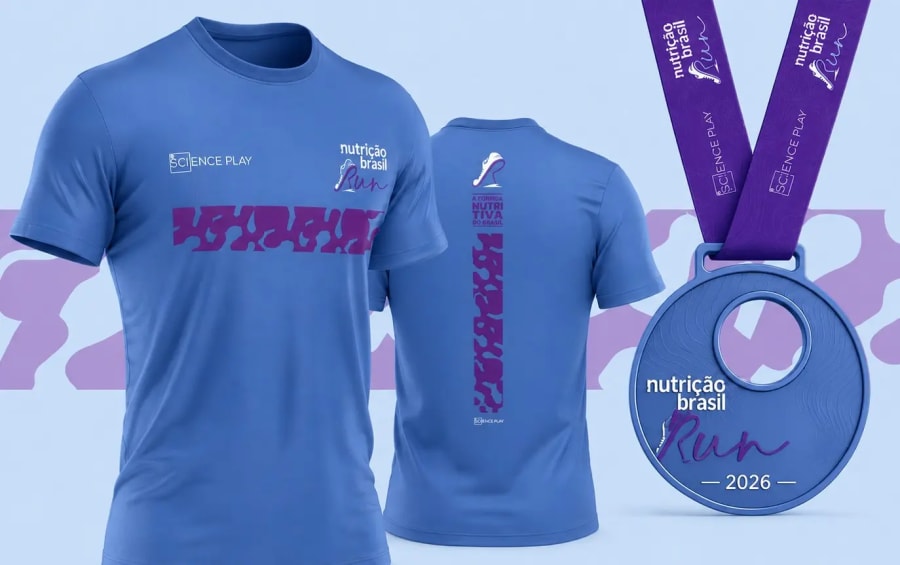 Kit atleta da NB Run 2026