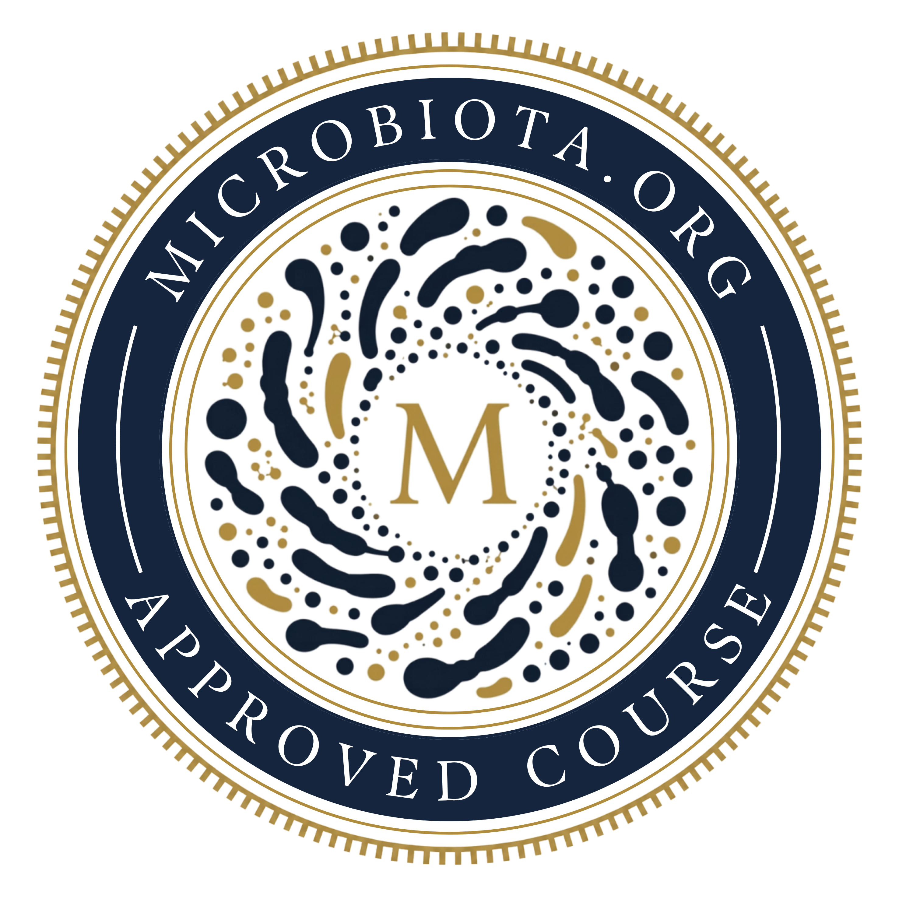 Selo Approved Course do Microbiota.org