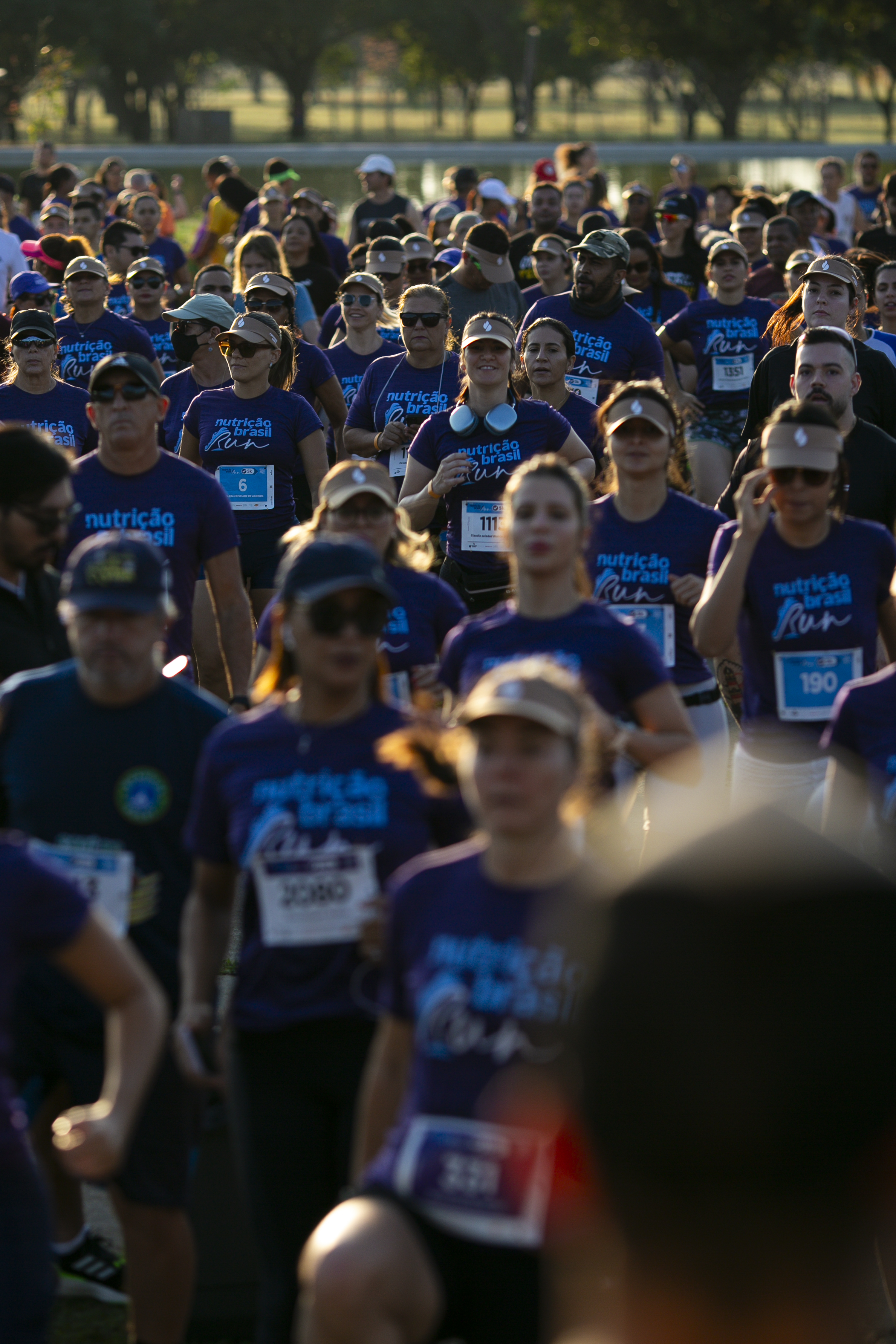 Pelotão da NB Run em movimento