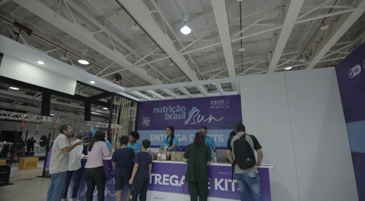 Entrega do kit atleta da NB Run