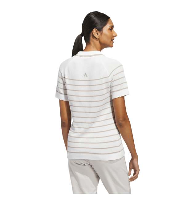Adidas W Ultimate365 Stripe Knit Polo _01
