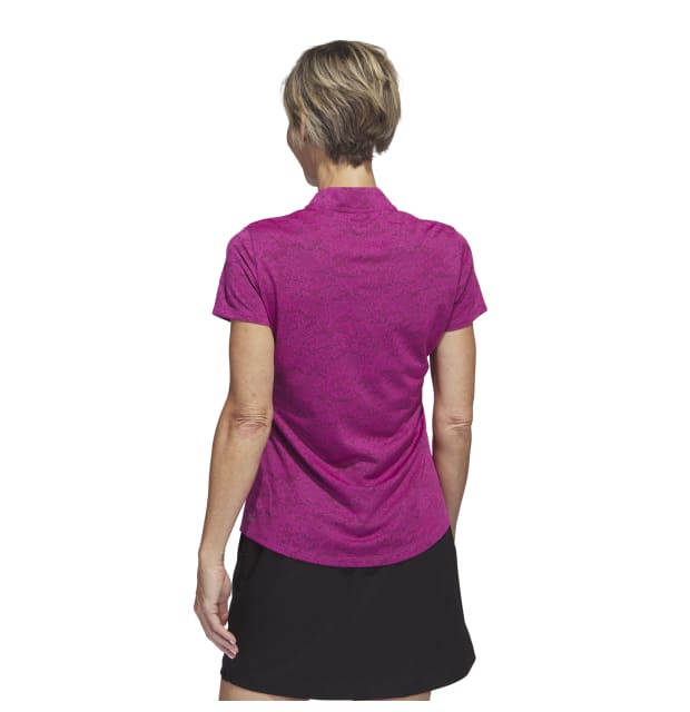 Adidas Women's Jacquard Golf Polo Shirt_02