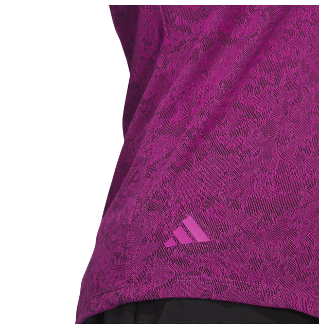 Adidas Women's Jacquard Golf Polo Shirt_04