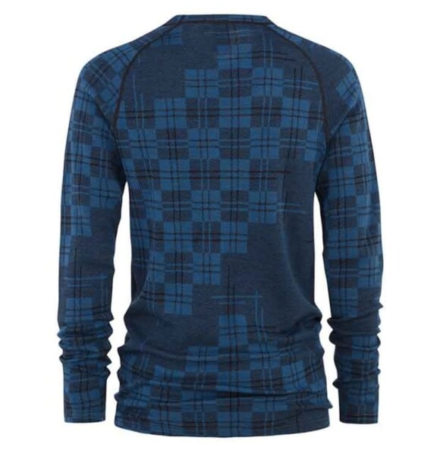 Bula Check Merino Wool Crew    _02