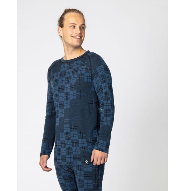 Bula Check Merino Wool Crew    _02