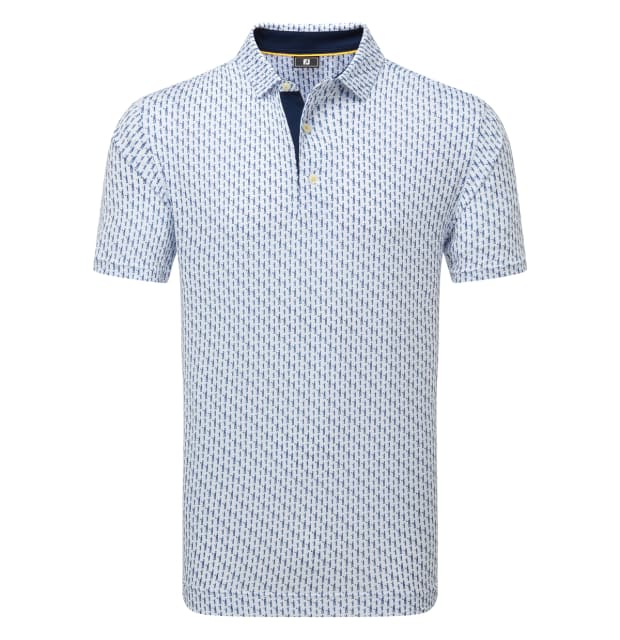 FootJoy Figure Print Lisle Polo