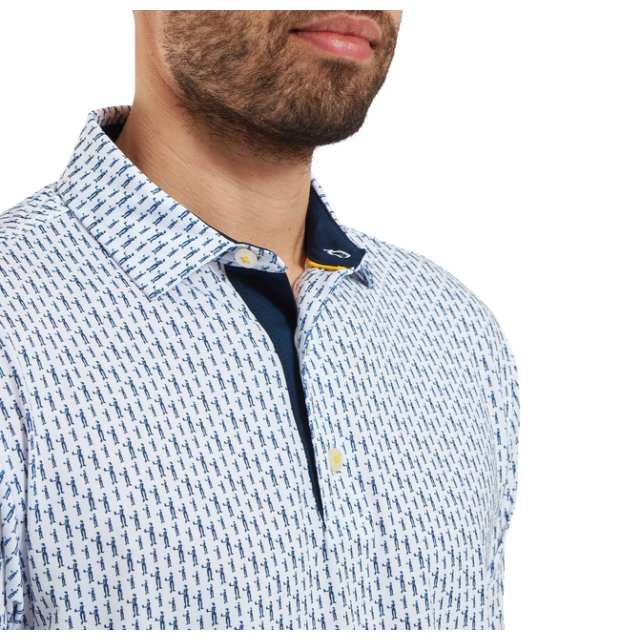 FootJoy Figure Print Lisle Polo_02