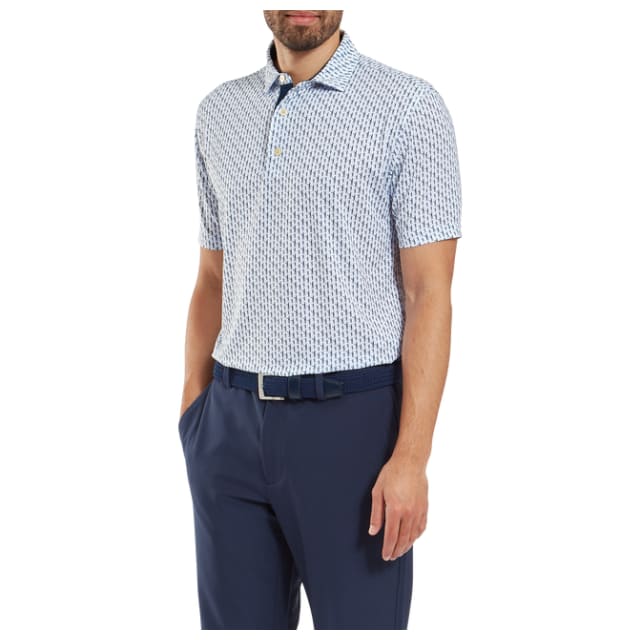 FootJoy Figure Print Lisle Polo_03