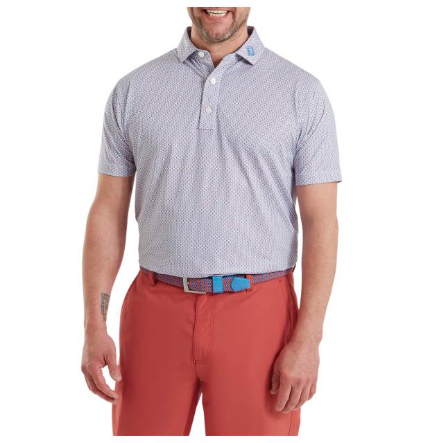 FootJoy Nautical Flag Print Lisle _02