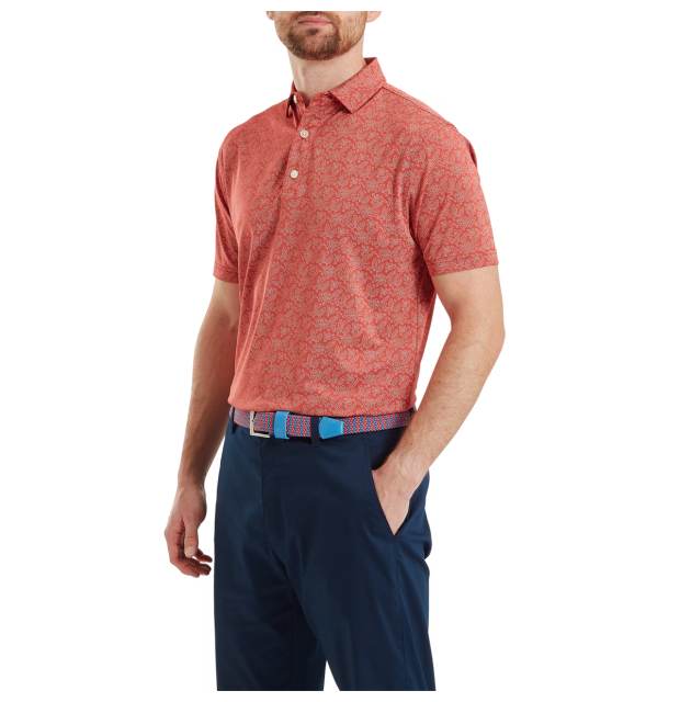 FootJoy Wingtip Floral Lisle _02