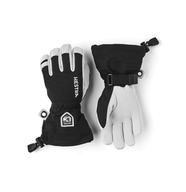 Hestra Army Leather Heli Ski Junior 5-finger