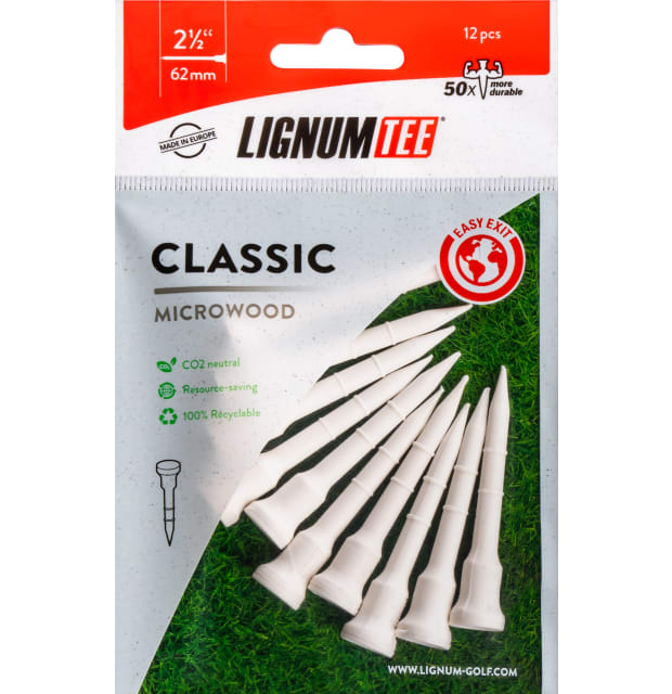 Lignum Tee 12 stk. 62mm  