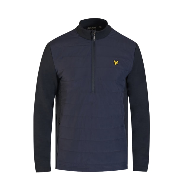 Lyle & Scott Baffle Quilted 1/4 Zip Midlayer