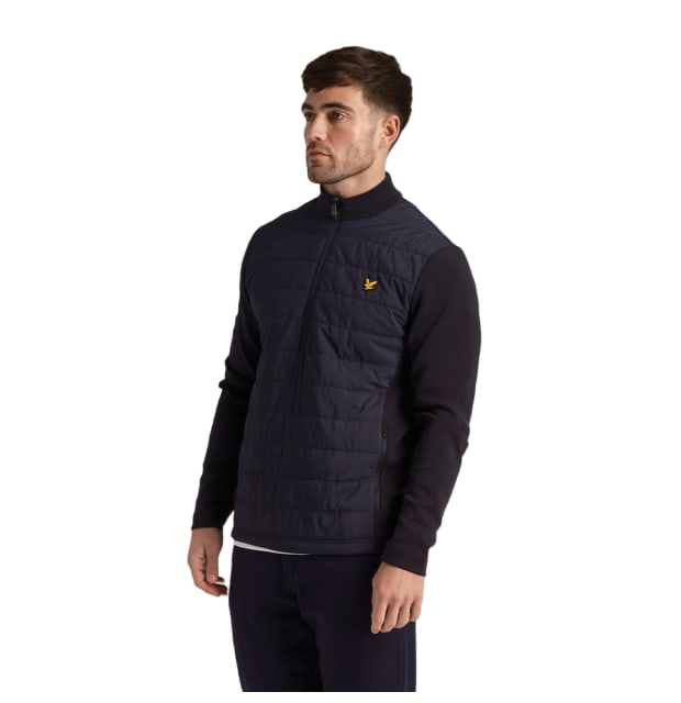 Lyle & Scott Baffle Quilted 1/4 Zip Midlayer_02