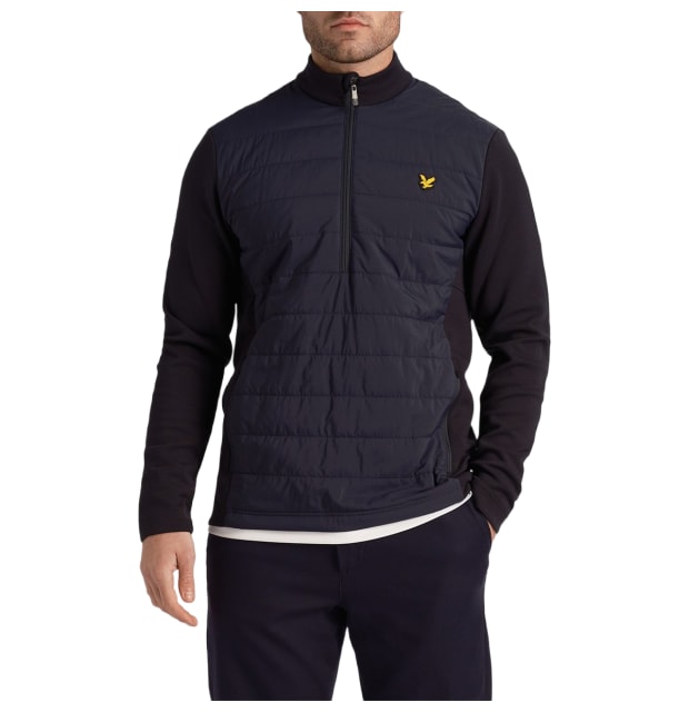 Lyle & Scott Baffle Quilted 1/4 Zip Midlayer_01