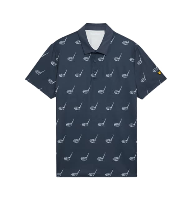 Lyle & Scott Micro Club Printed Polo Shirt