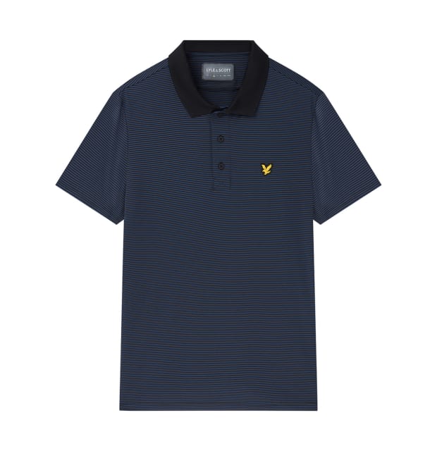 Lyle & Scott Golf Microstripe Poloshirt