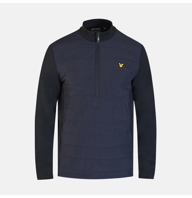 Lyle & Scott Baffle Quilted 1/4 Zip Midlayer