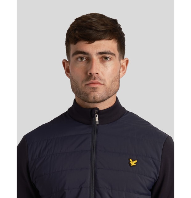 Lyle & Scott Baffle Quilted 1/4 Zip Midlayer_03