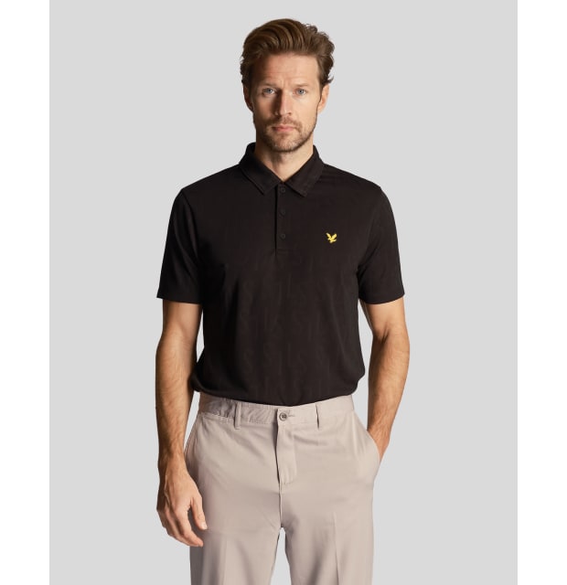 Lyle & Scott Monogram Jacquard Polo Shirt_04