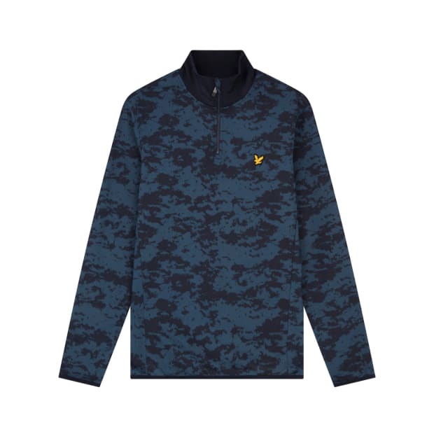 Lyle & Scott Seafoam 1/4 Zip Midlayer