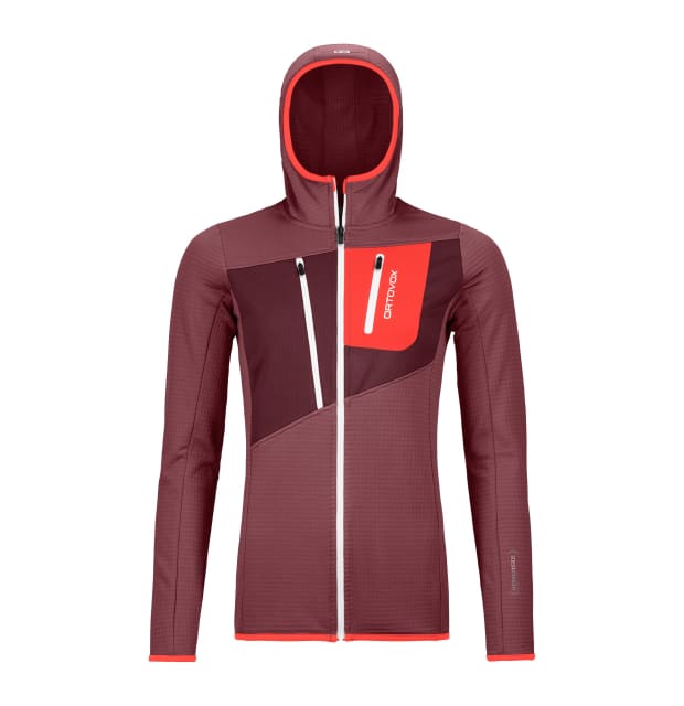 Ortovox Fleece Grid Hoody Woman 