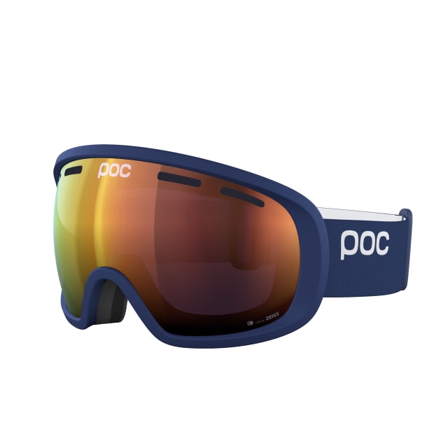 POC Fovea Lead Blue - Partly Sunny Orange