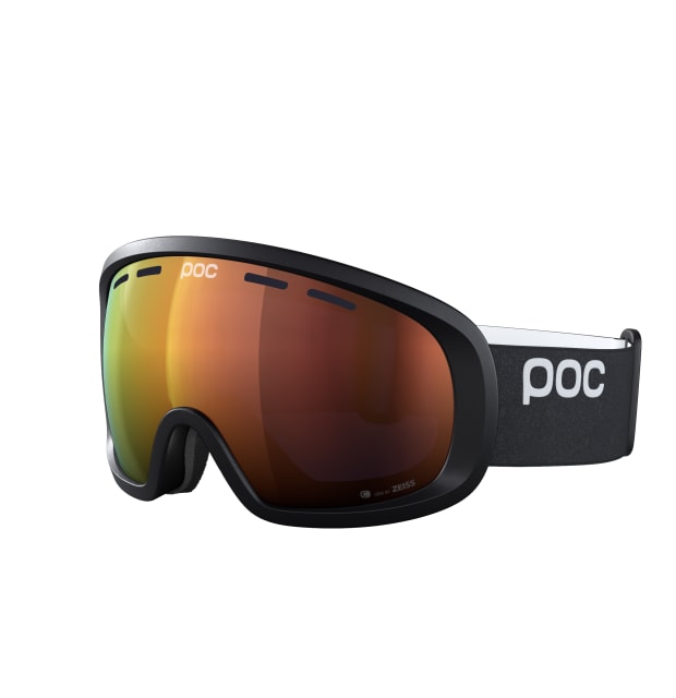 POC Fovea Mid Uranium Black - Partly Sunny Orange