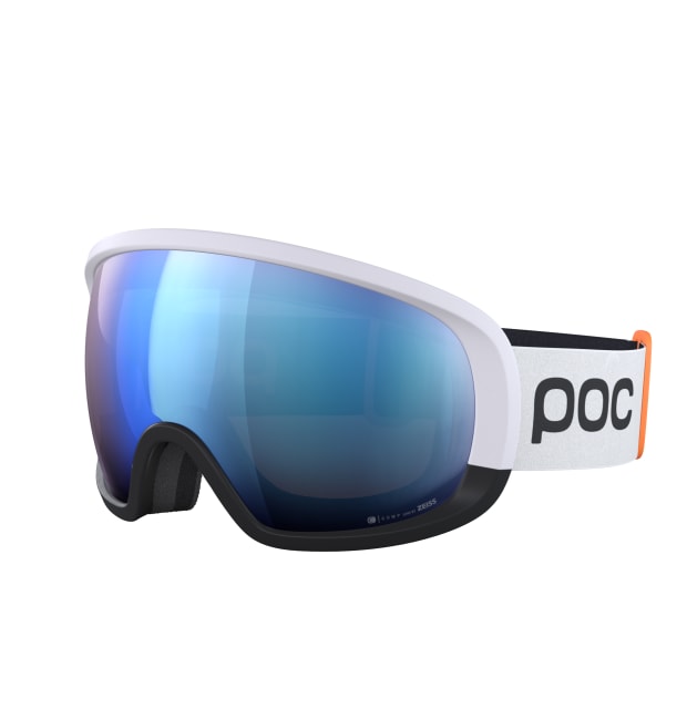 POC Fovea Race Hydrogen White / Uranium Black - Partly Sunny Blue + Cloudy Violet