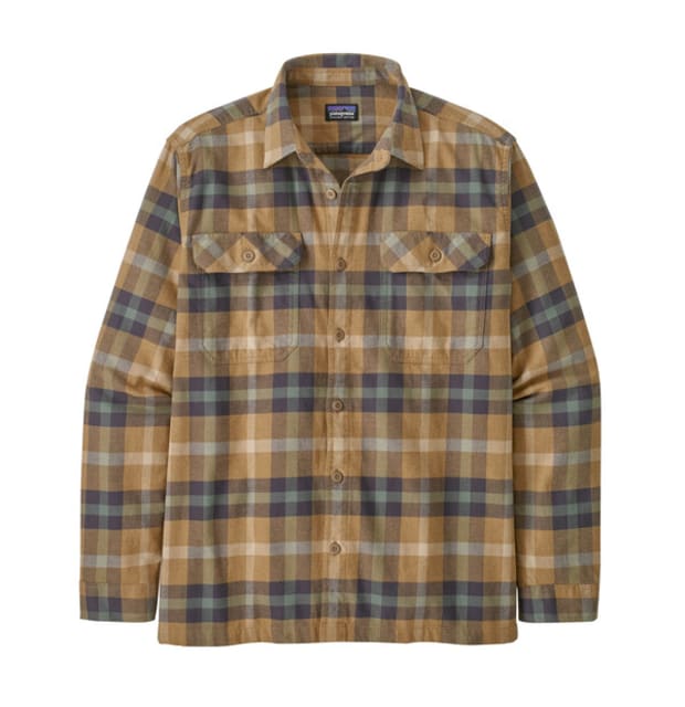 Patagonia Long-Sleeved Organic Cotton Midweight Fjord Flannel Shirt 