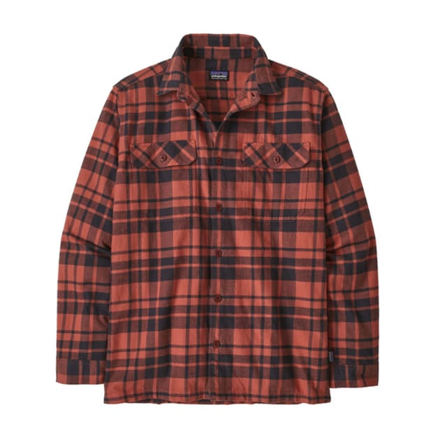 Patagonia Long-Sleeved Organic Cotton Midweight Fjord Flannel Shirt