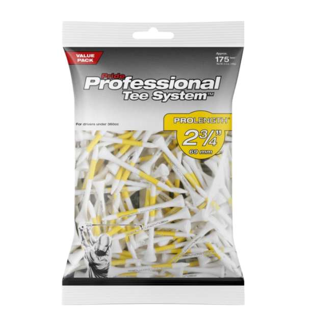 Pride Bamboo Tees 2-3/4" Yellow