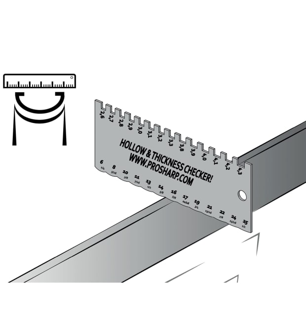 Prosharp Hollow And Thickness Checker