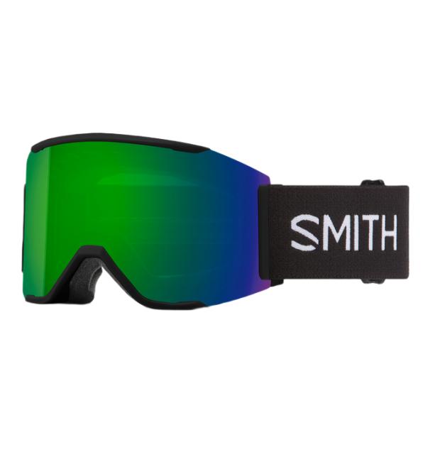 Smith Squad MAG Black - CP Sun Green Mirror + CP Storm Amber