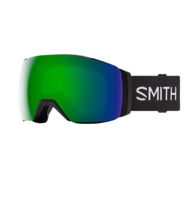 Smith I/O MAG XL Black - CPSunhroma Green Mirror + CP Storm Rose Flash