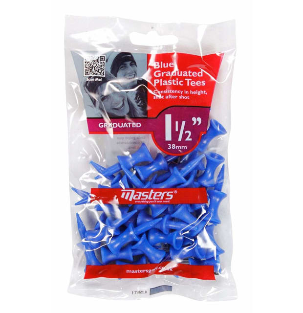 Masters Plastic Graduated Tees 1 1/2 inch Blu  