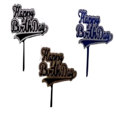 Adorno decorativo grande happy birthday