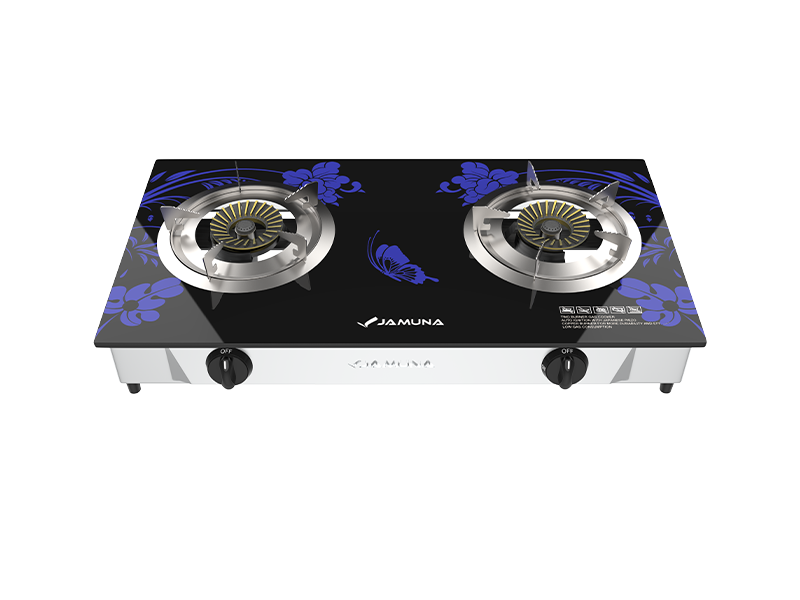 Jamuna Gas Stove JGS-D2LG Blue Flower