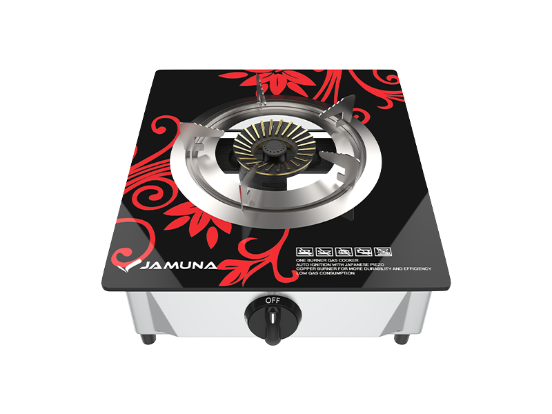 Jamuna Gas Stove JGS-S1LG Red Flower