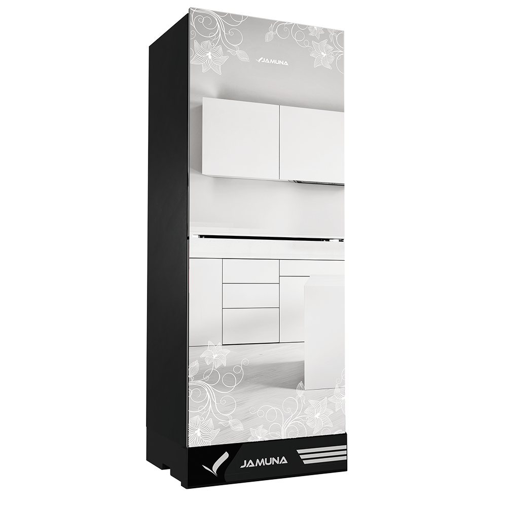 Jamuna 228L Refrigerator Mirror Pearl Flower