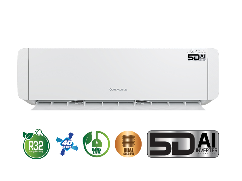 Jamuna Air Conditioner JEC-18IN Deluxe-White (5D Air Inverter, 4D Air Flow)