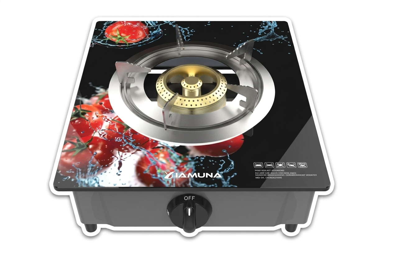 Jamuna Gas Stove JEG-H01G Tomato LPG