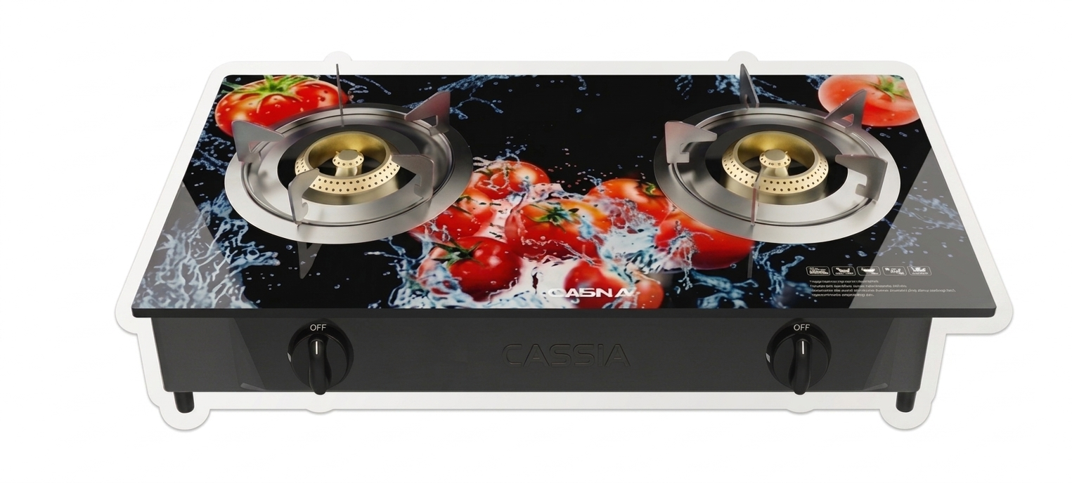 Jamuna Gas Stove JEG-H02G Tomato LPG