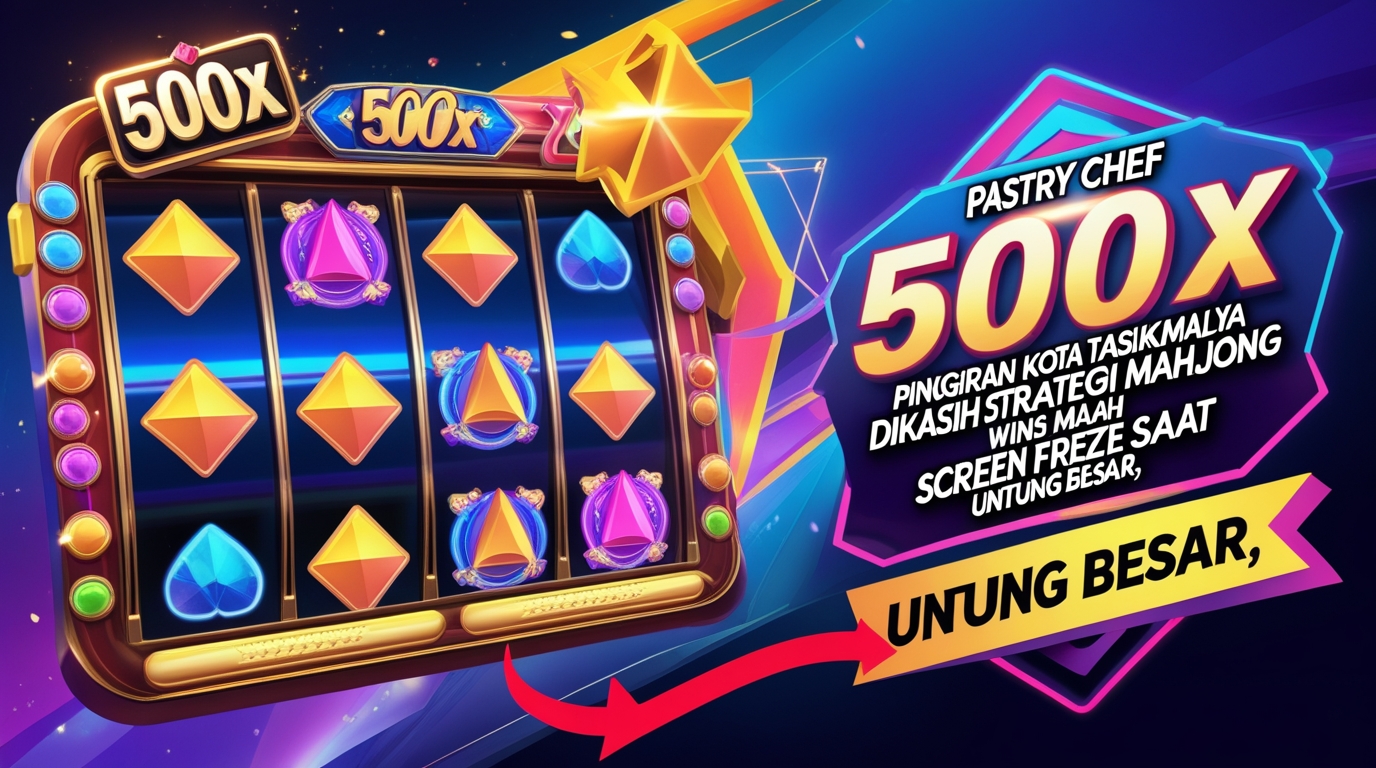 Pastry Chef Pinggiran Kota Tasikmalaya Dikasih Tau Strategi Mahjong Wins Malah Screen Freeze Saat Untung Besar