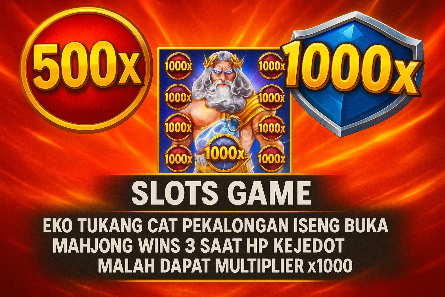 Eko Tukang Cat Pekalongan Iseng Buka Mahjong Wins 3 Saat HP Kejedot Malah Dapat Multiplier x1000