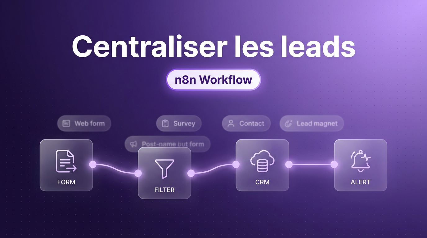 Centraliser les leads de formulaires vers le CRM via n8n