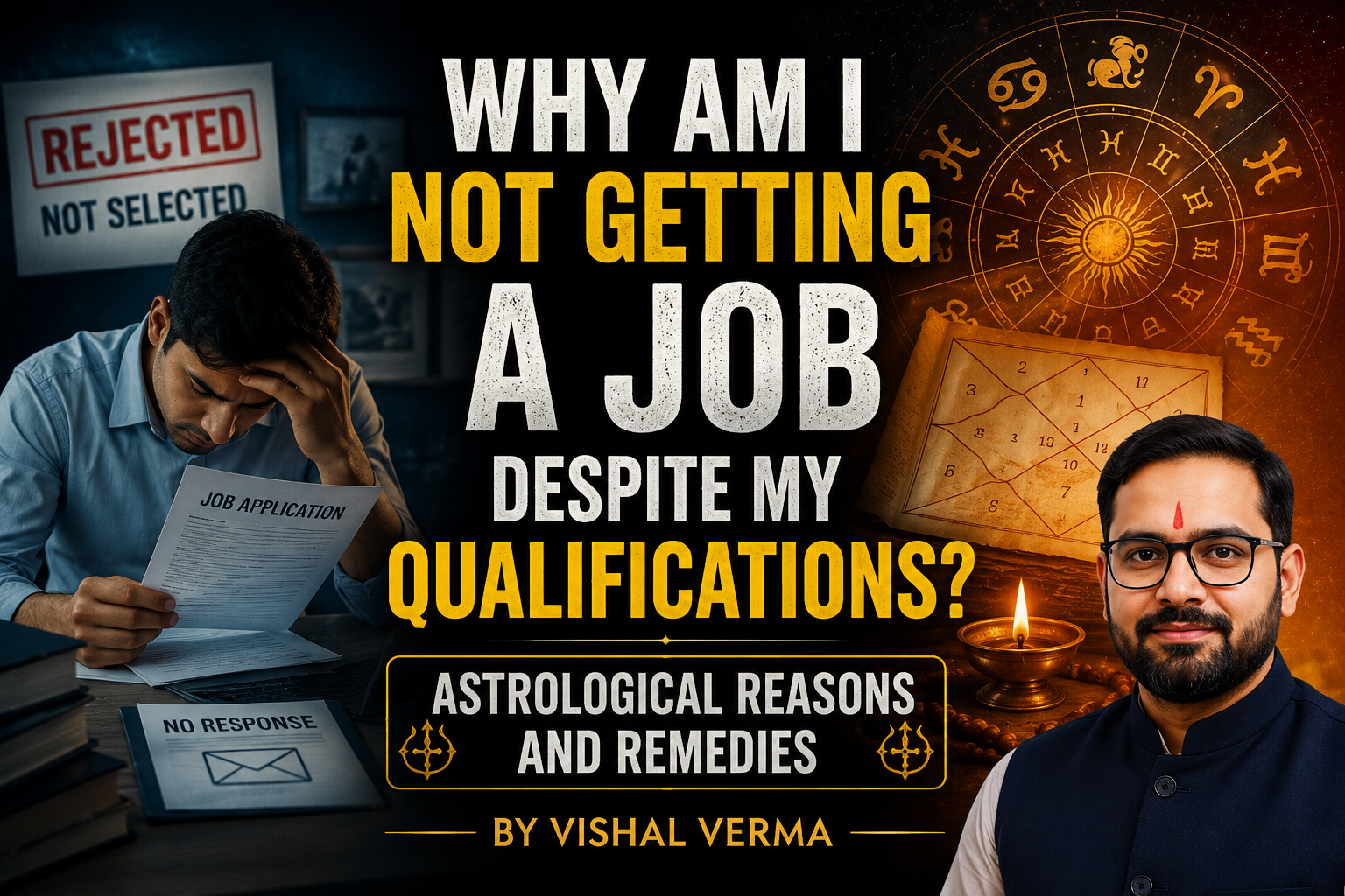 Why Am I Not Getting a Job Despite My Qualifications? Astrological Reasons and Remedies by Vishal Verma