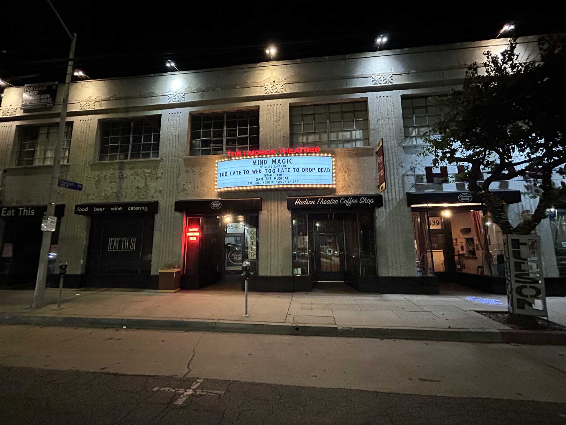 Hudson Theatre Banner